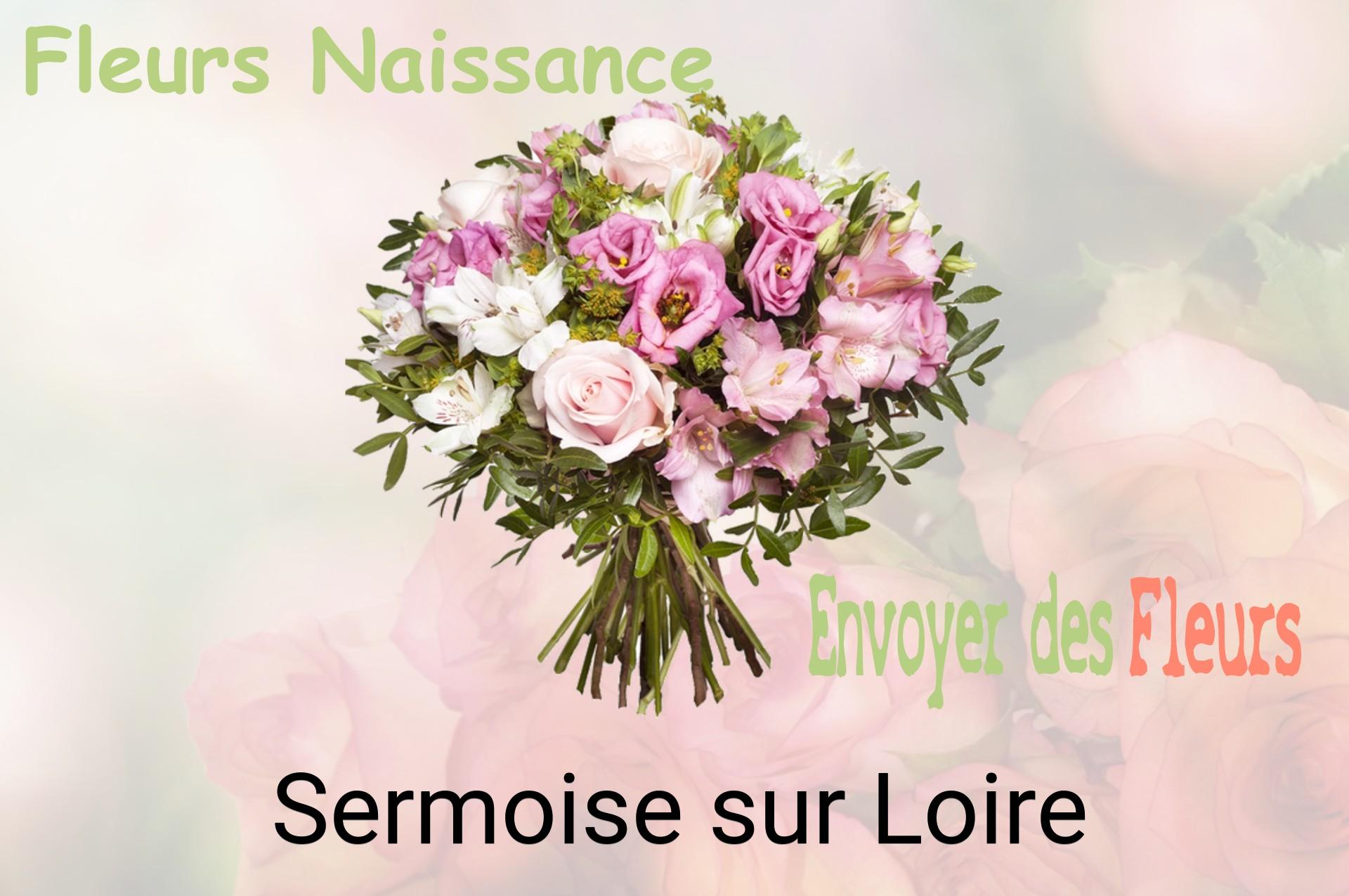 Bouquet de fleurs de naissance livré à Sermoise-sur-Loire